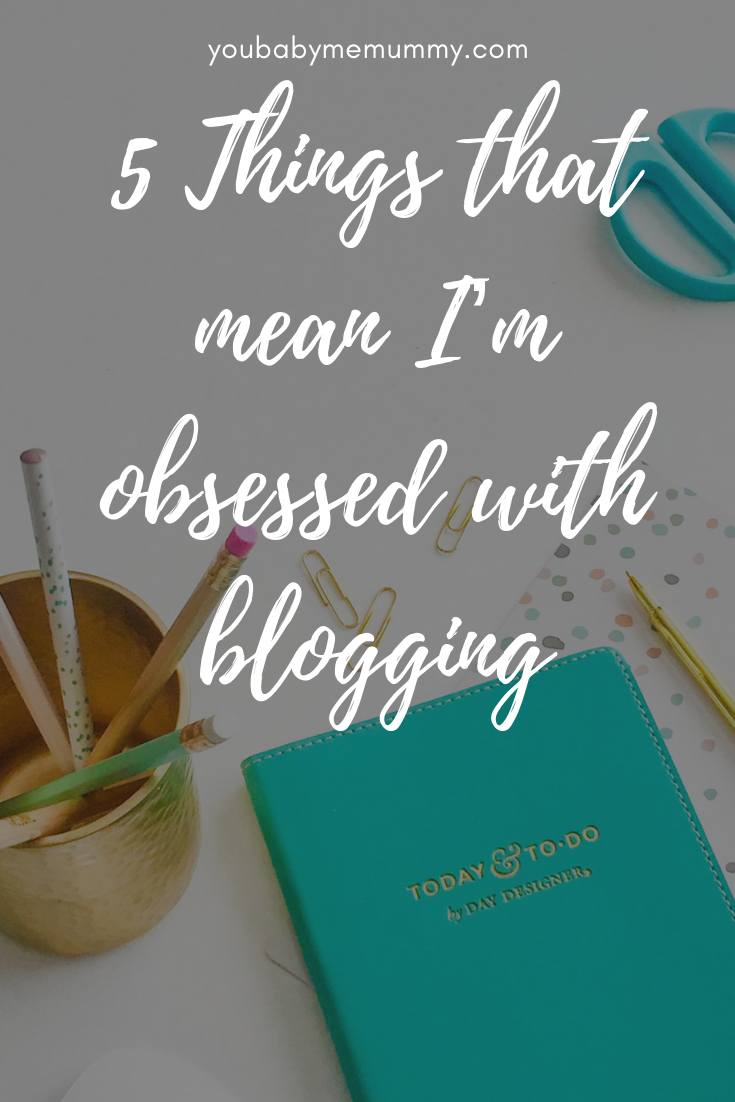 I'm obsessed with blogging, but how can you tell?