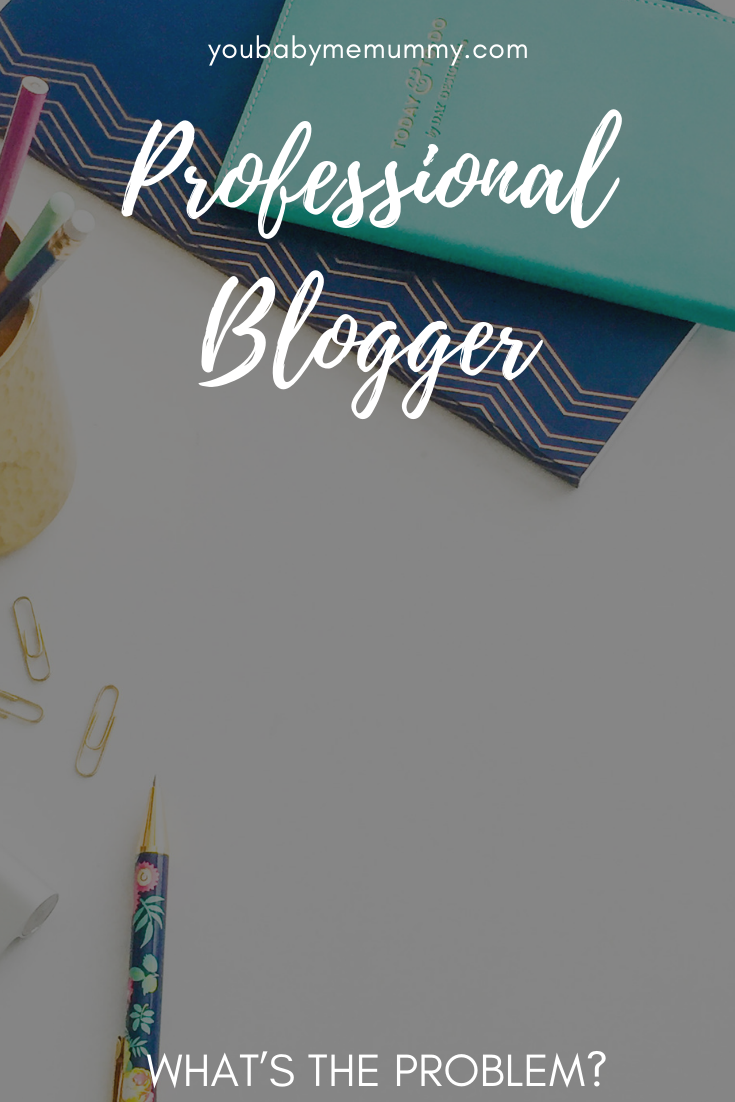 Why do some people have such a problem with the term 'professional' blogger? They think it is a superiority thing, it's not it's just a word. Here's my take