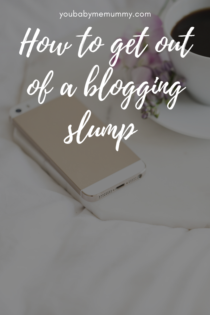 How to get out of a blogging slump 